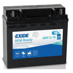 Motobatéria EXIDE AGM12-18 12V 18Ah 250A