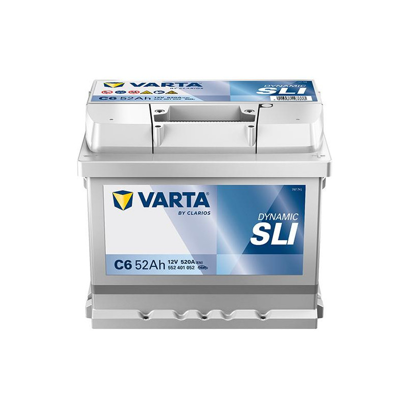 Autobatéria VARTA 552401052K262 12V 52Ah 520A