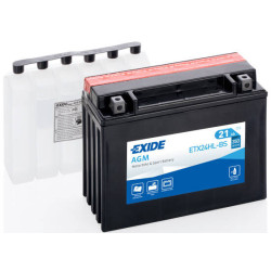 Motobatéria EXIDE EXCELL ** ETX24HL-BS 12V 21Ah 350A
