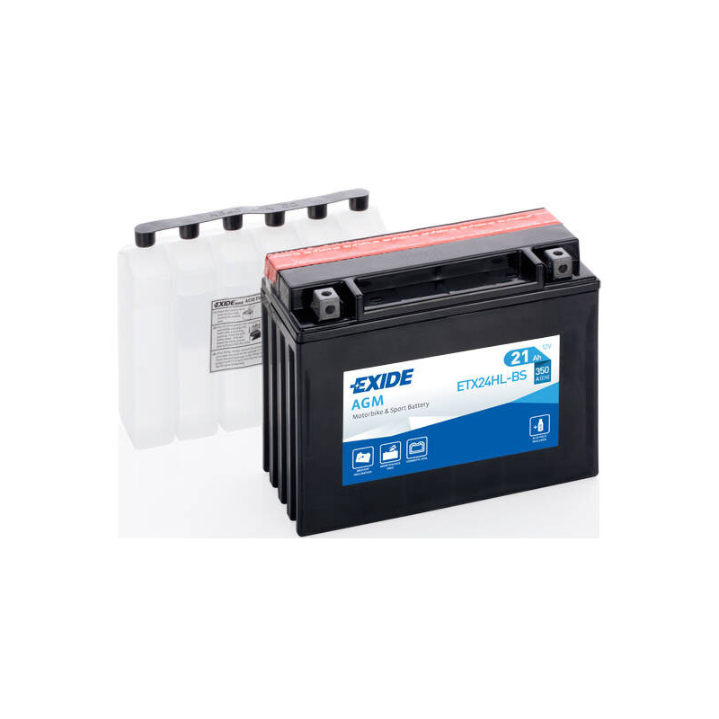 Motobatéria EXIDE EXCELL ** ETX24HL-BS 12V 21Ah 350A