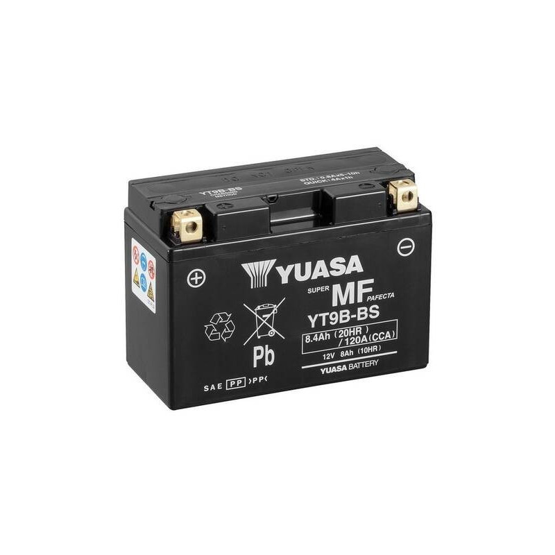 Motobatéria YUASA YT9B-BS 12V 8Ah 120A