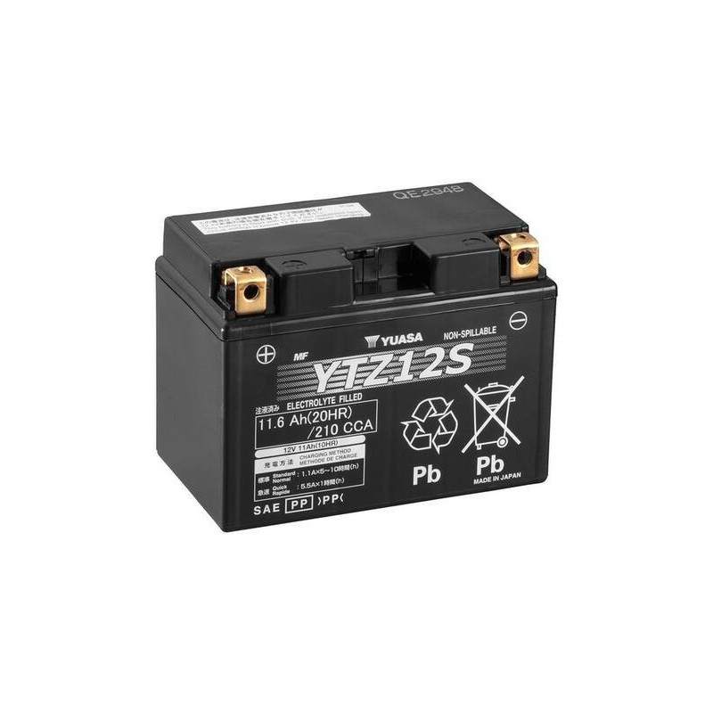 Motobatéria YUASA YTZ12S 12V 12Ah 210A