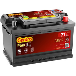 Autobatéria CENTRA CENTRA EFB CB712 12V 71Ah 670A