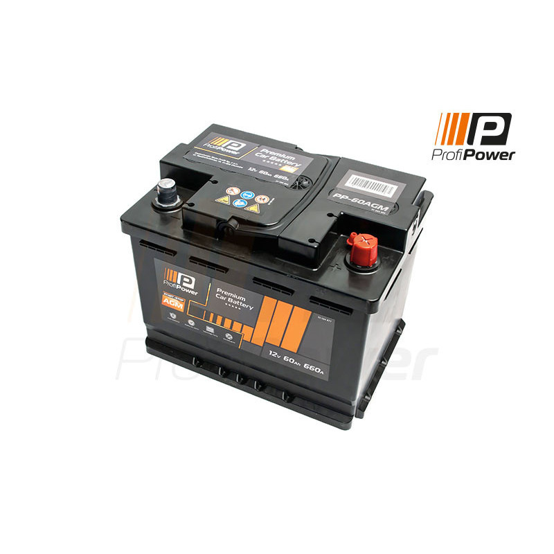 Autobatéria ProfiPower PP-600 AGM 12V 60Ah 660A
