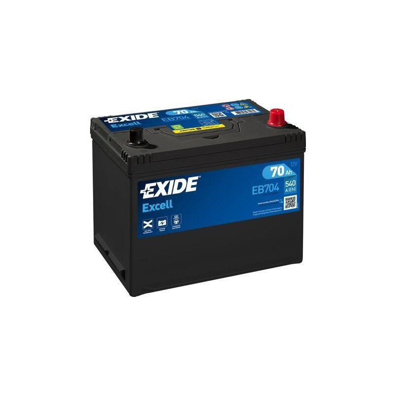 Autobatéria EXIDE EB704 12V 70Ah 540A