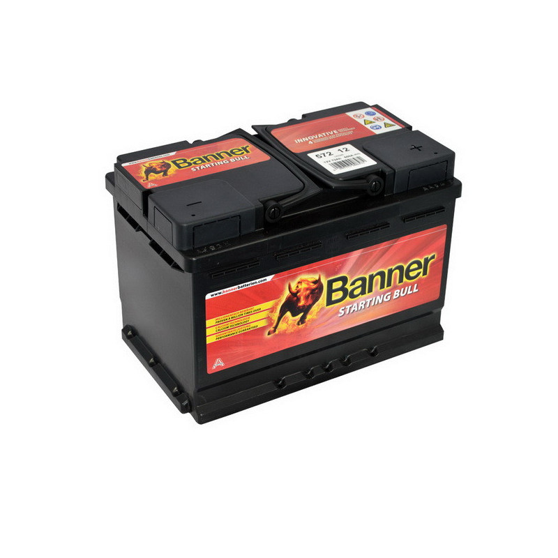 Autobatéria BANNER STARTING BULL 12V/72Ah 572 12 12V
