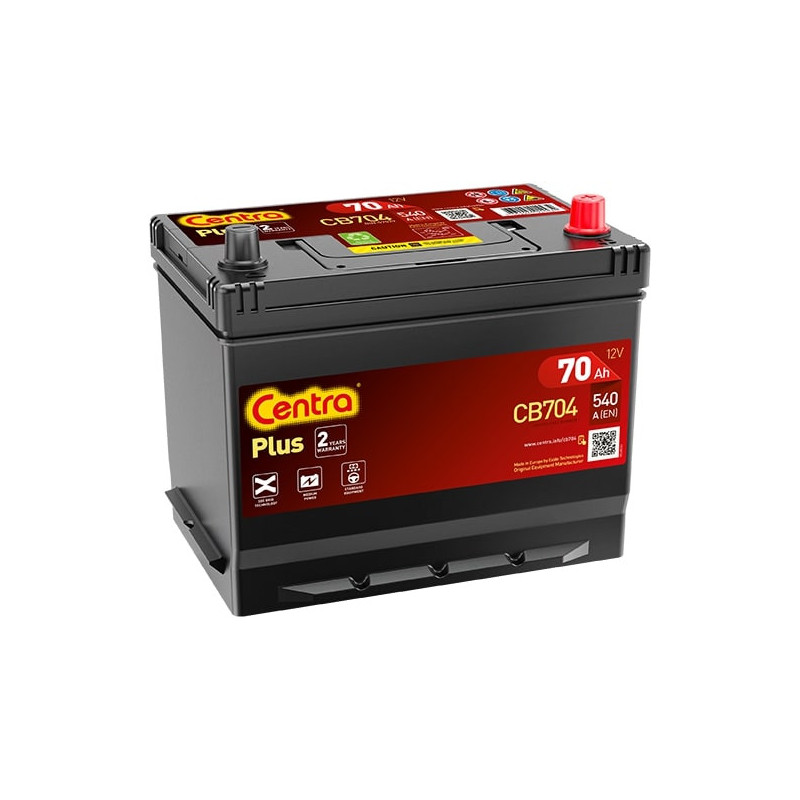Autobatéria CENTRA CENTRA EFB CB704 12V 70Ah 540A