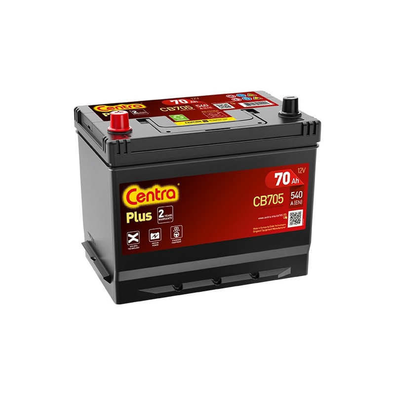 Autobatéria CENTRA CENTRA EFB CB705 12V 70Ah 540A