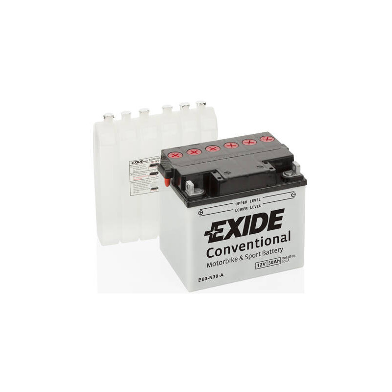 Motobatéria EXIDE E60-N30-A 12V 30Ah 300A
