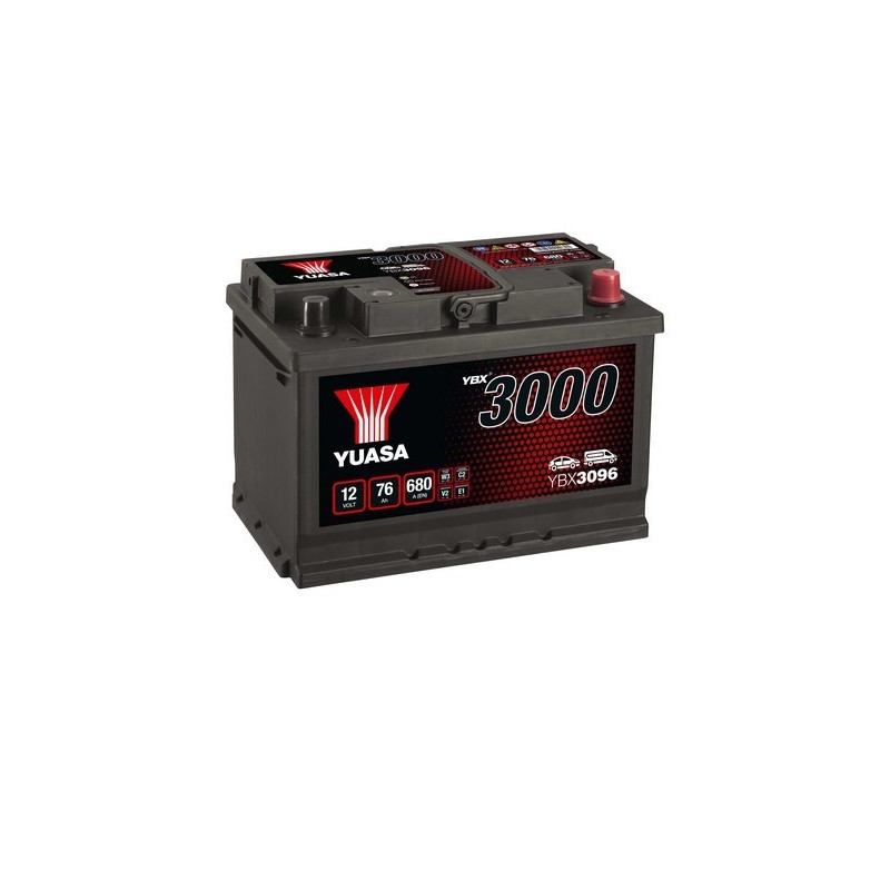 Autobatéria YUASA YBX3096 12V 76Ah 680A