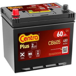 Autobatéria CENTRA CENTRA EFB CB605 12V 60Ah 480A