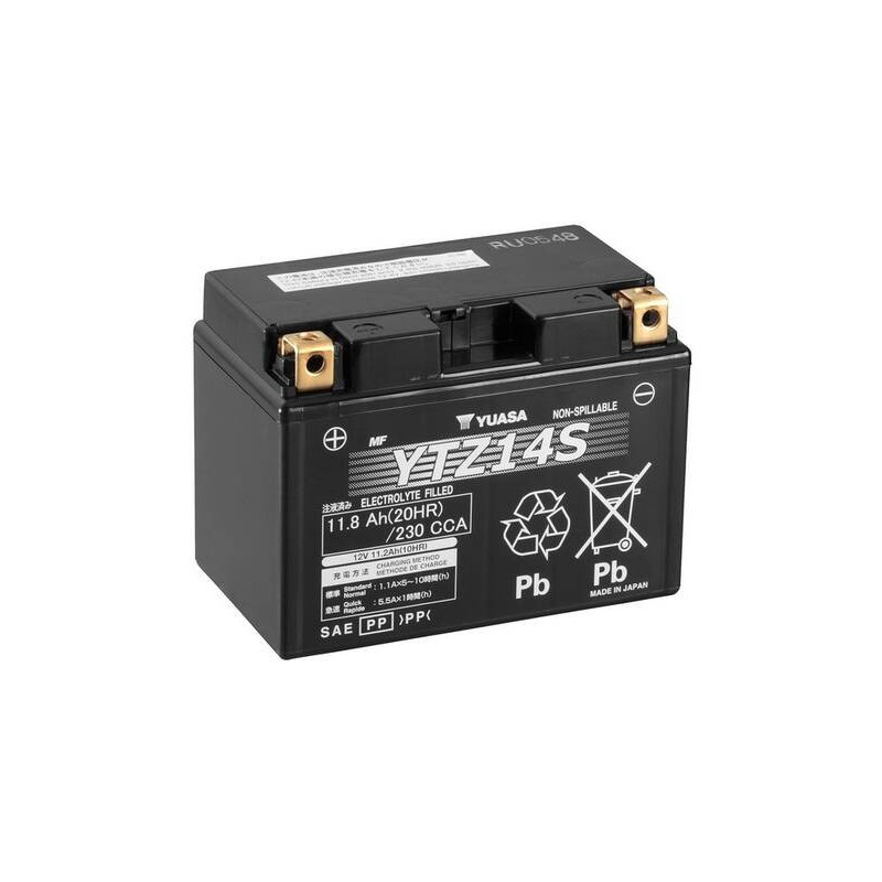 Motobatéria YUASA YTZ14S 12V 12Ah 230A