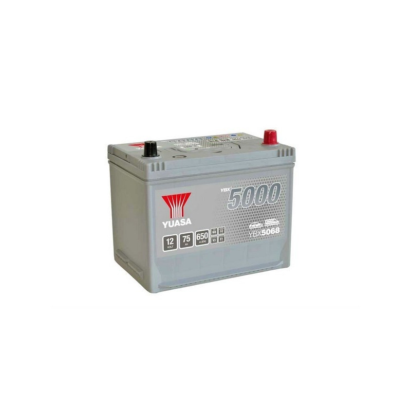 Autobatéria YUASA YBX5068 12V 75Ah 650A