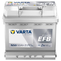 Autobatéria VARTA 550500055K262 12V 50Ah 550A