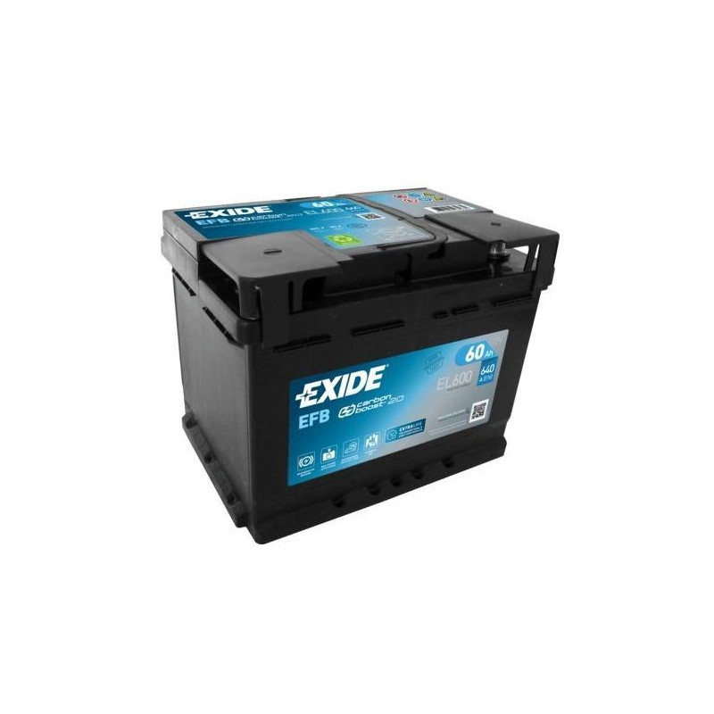 Autobatéria EXIDE EL600 12V 60Ah 640A