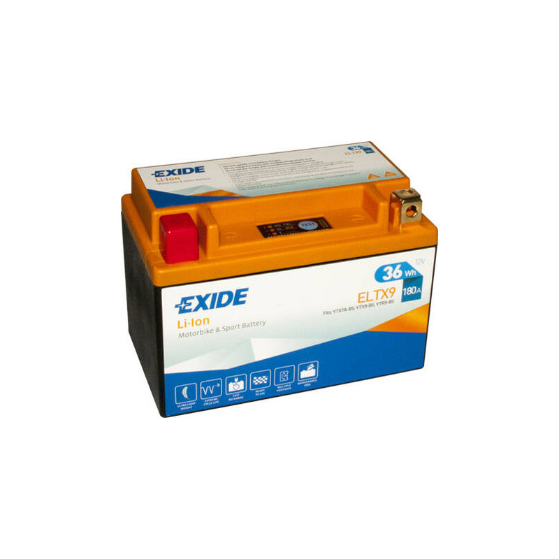 Motobatéria EXIDE EFB ELTX9 12V 3Ah 180A