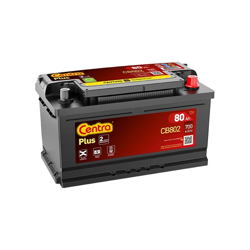 Autobatéria CENTRA CENTRA EFB CB802 12V 80Ah 700A