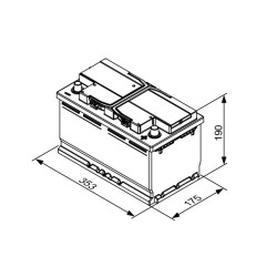 Autobatéria BOSCH 0 092 T30 130 12V 88Ah 680A