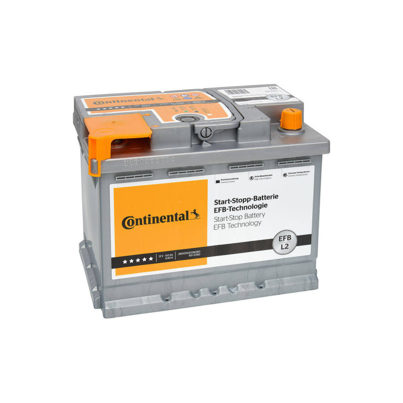 Autobatéria CONTINENTAL 2800012038280 12V 60Ah 640A