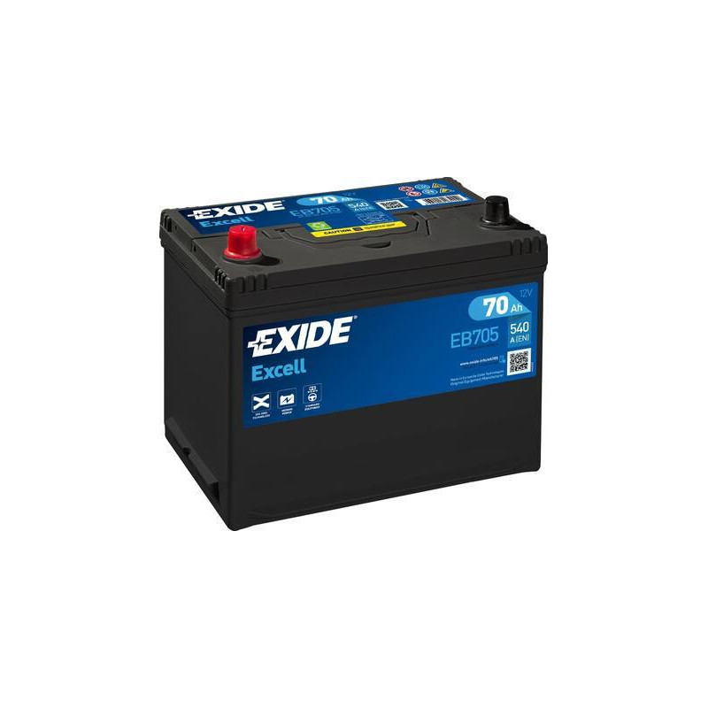 Autobatéria EXIDE EB705 12V 70Ah 540A