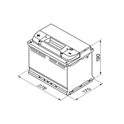 Autobatéria BOSCH S4 0 092 S40 090 12V 74Ah 680A