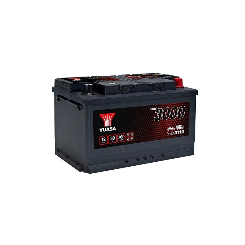 Autobatéria YUASA YBX3110 12V 80Ah 760A