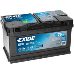 Autobatéria EXIDE EL752 12V 75Ah 730A