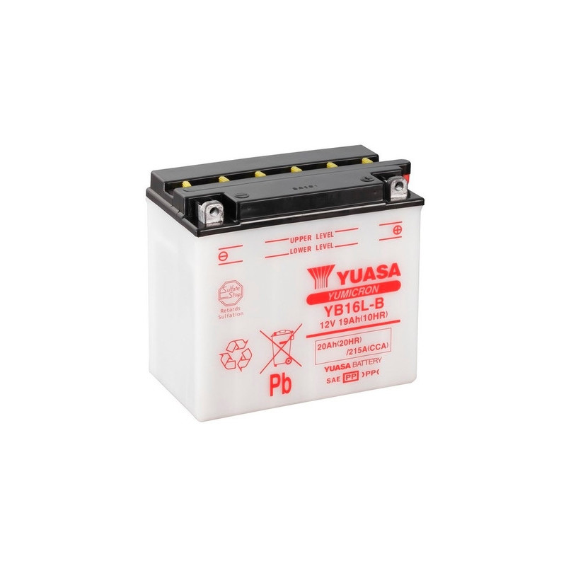 Motobatéria YUASA YB16L-B 12V 20Ah 215A