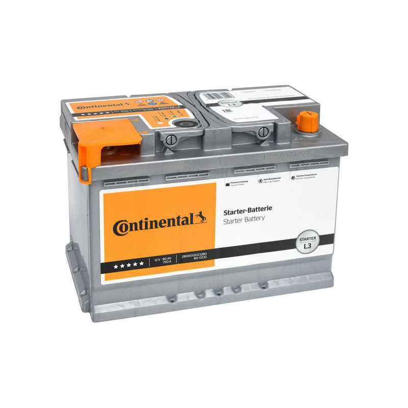Autobatéria CONTINENTAL 2800012023280 12V 80Ah 750A