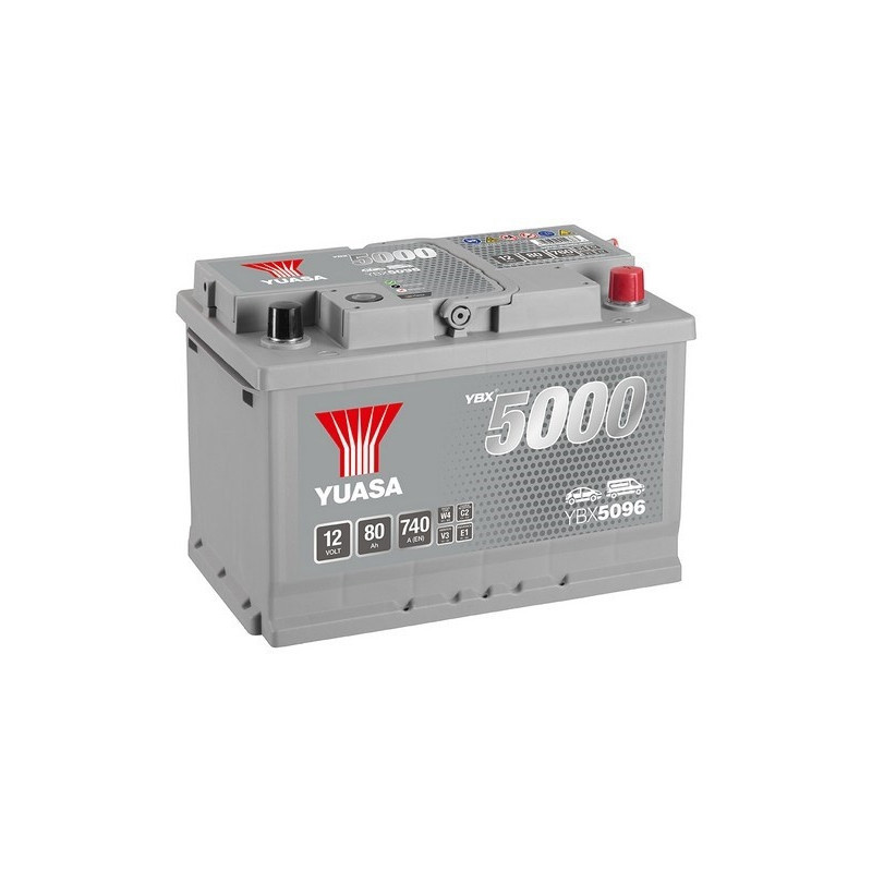 Autobatéria YUASA YBX5096 12V 80Ah 740A