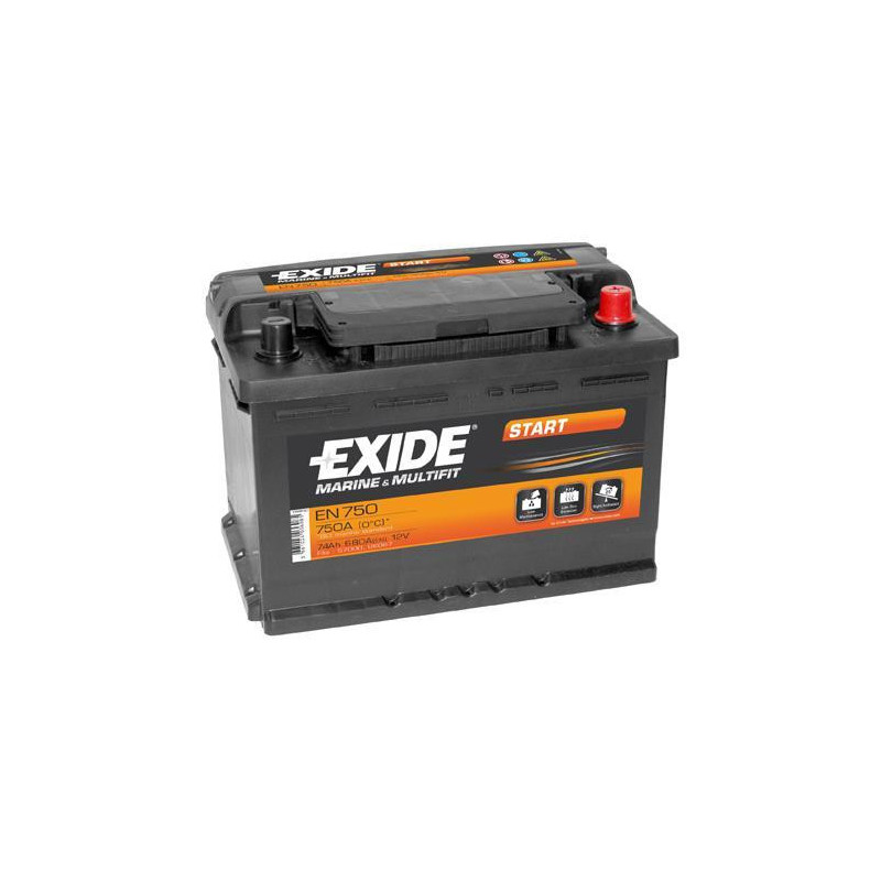 Autobatéria EXIDE EN750 12V 74Ah 680A