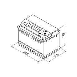 Autobatéria BOSCH S5 0 092 S50 070 12V 74Ah 750A