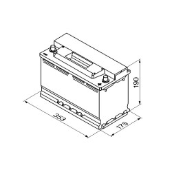 Autobatéria BOSCH 0 092 S30 130 12V 90Ah 720A
