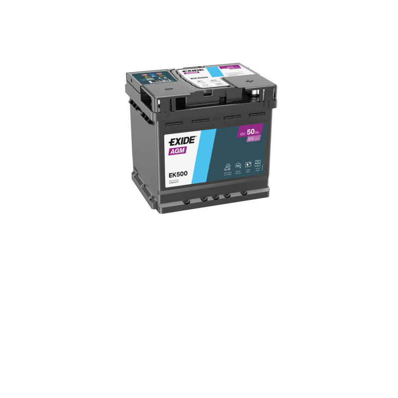 Autobatéria EXIDE EK500 12V 50Ah 570A