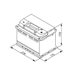 Autobatéria BOSCH 0 092 S4E 070 12V 65Ah 650A