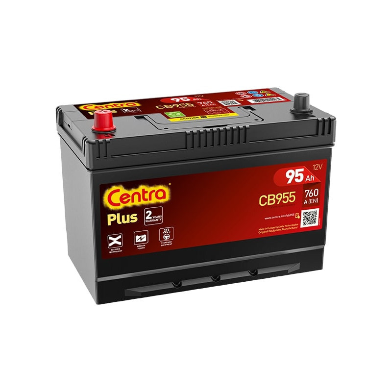 Autobatéria CENTRA CENTRA EFB CB955 12V 95Ah 760A