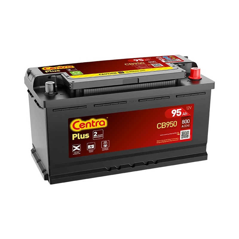 Autobatéria CENTRA CENTRA EFB CB950 12V 95Ah 800A