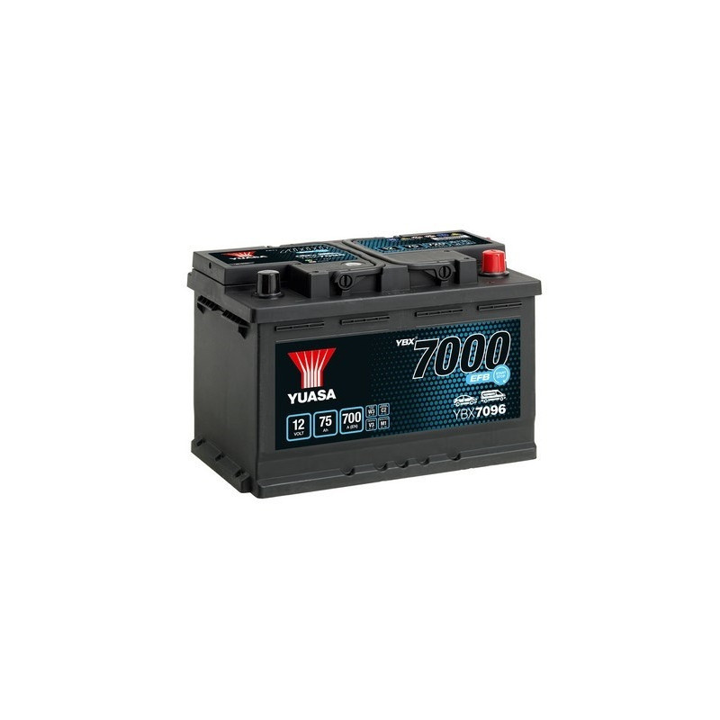 Autobatéria YUASA YBX7096 12V 75Ah 700A