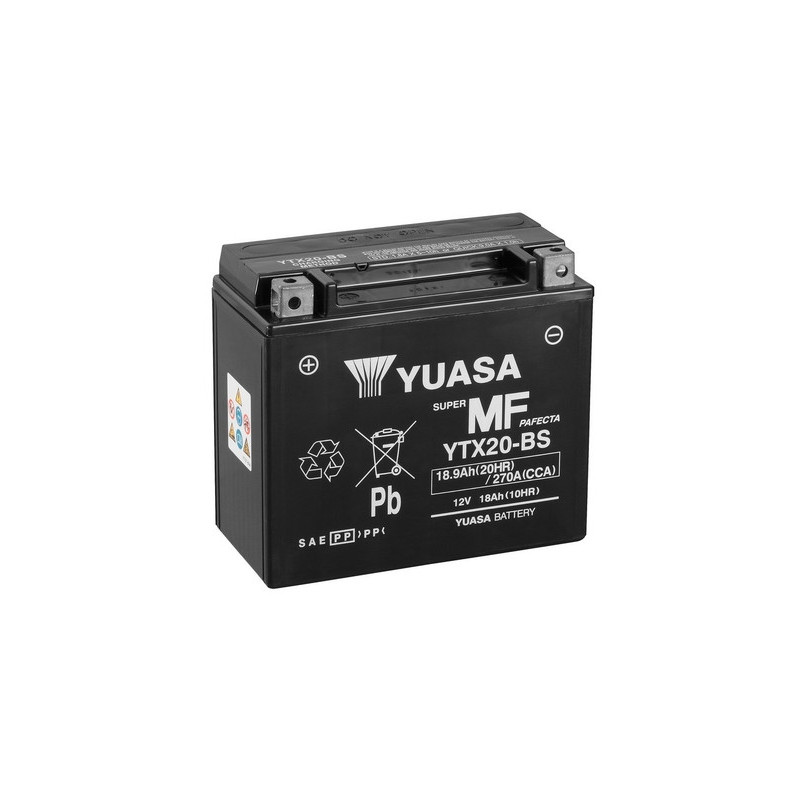Motobatéria YUASA YTX20-BS 12V 19Ah 270A