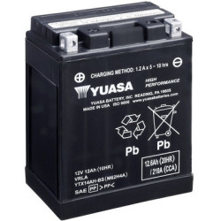 Motobatéria YUASA YTX14AH-BS 12V 13Ah 210A