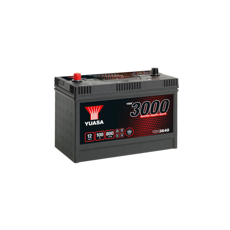 Autobatéria YUASA YBX3640 12V 100Ah 800A