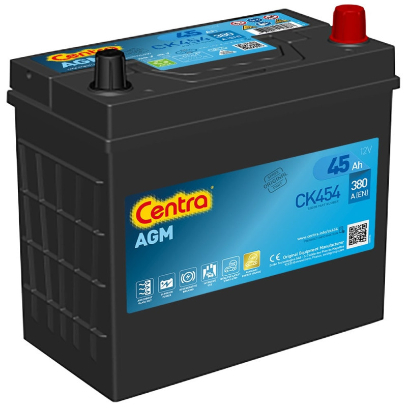 Autobatéria CENTRA StartPRO CK454 12V 45Ah 380A
