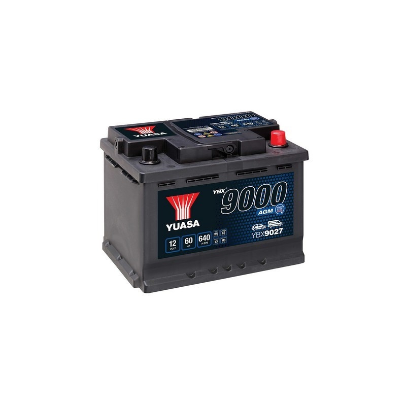 Autobatéria YUASA YBX9027 12V 60Ah 640A