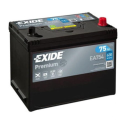 Autobatéria EXIDE EA754 12V 75Ah 630A