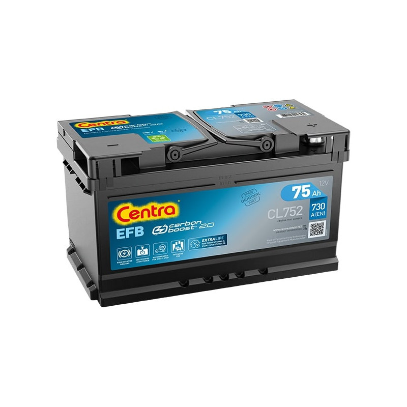 Autobatéria CENTRA PowerPRO CL752 12V 75Ah 730A