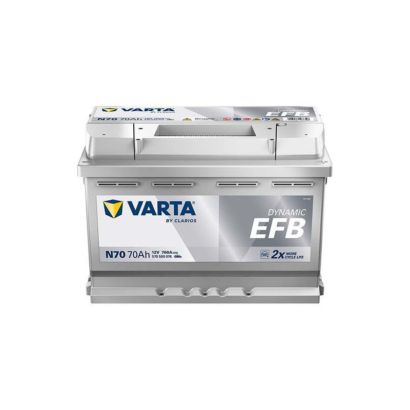 Autobatéria VARTA 570500076K262 12V 70Ah 760A