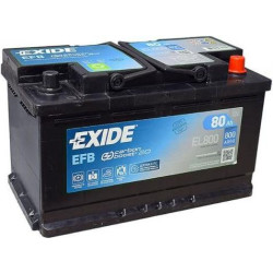Autobatéria EXIDE EL800 12V 80Ah 800A