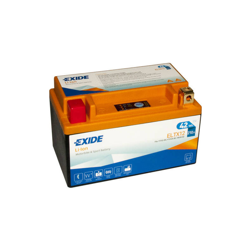 Motobatéria EXIDE EFB ELTX12 12V 4Ah 210A