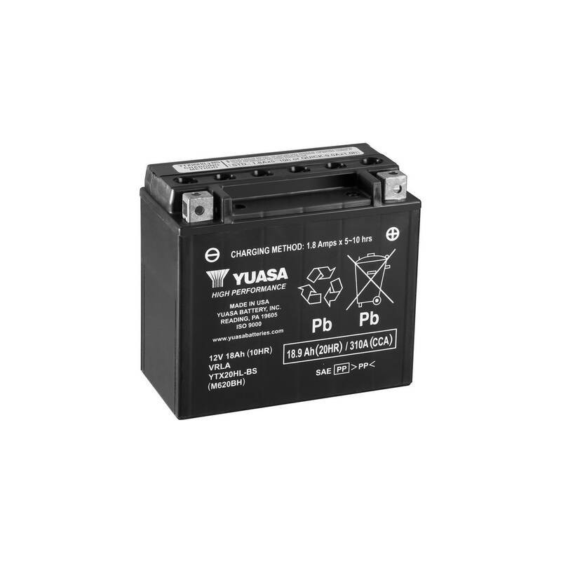 Motobatéria YUASA YTX20HL-BS 12V 19Ah 310A