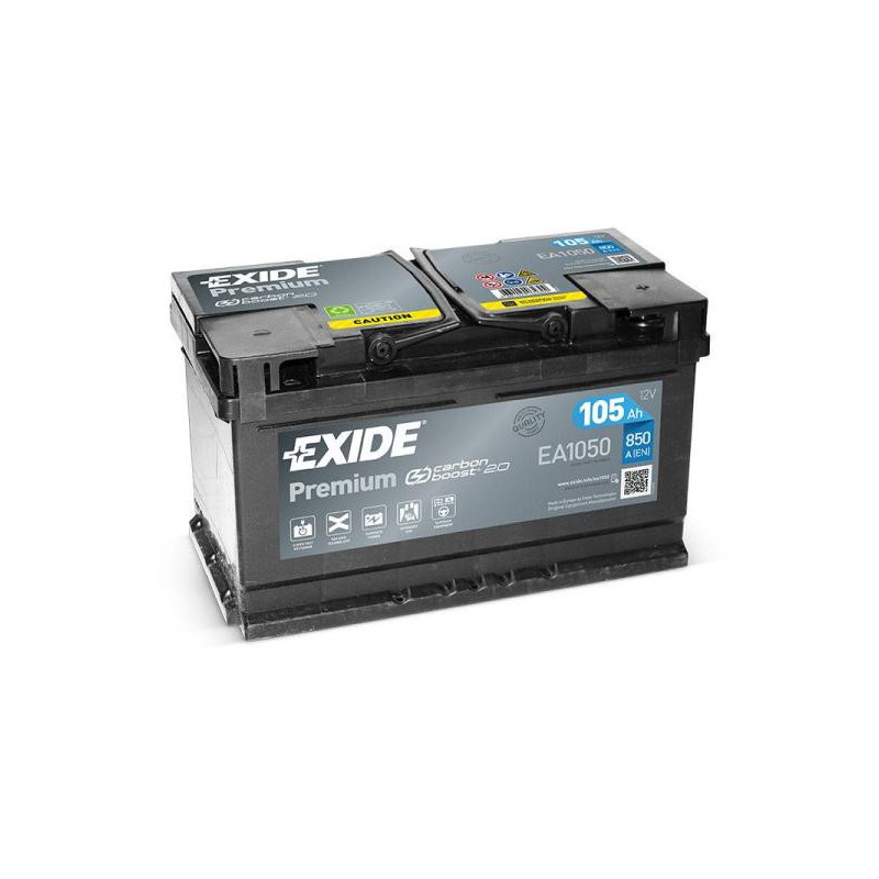 Autobatéria EXIDE EA1050 12V 105Ah 850A